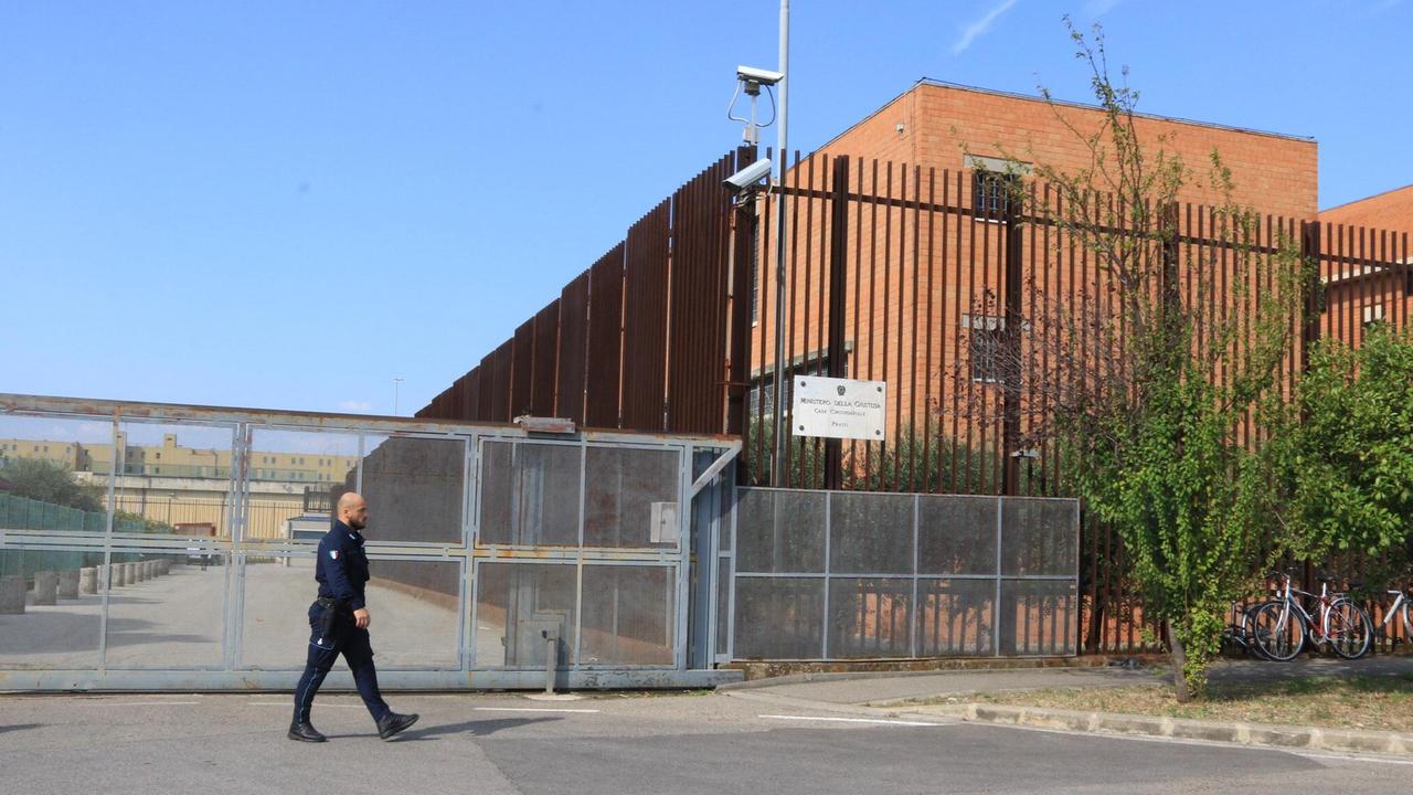 L'ingresso del carcere della Dogaia
