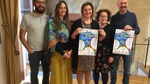 Da sinistra: Sandro Matteini, Arianna Pierattoni, l'assessore Cristina Sanzò, Ilaria Protti, Massimiliano Galligani