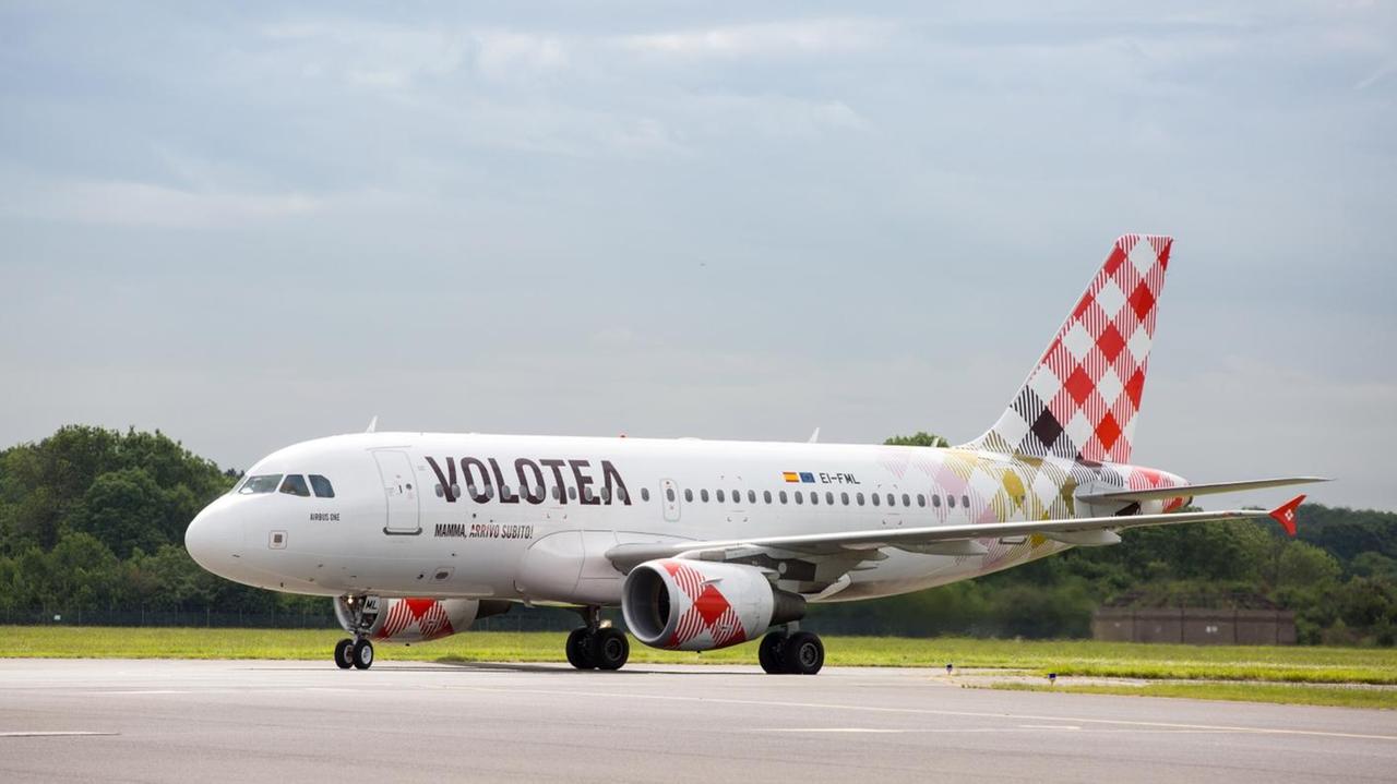 Un velivolo della compagnia Volotea
