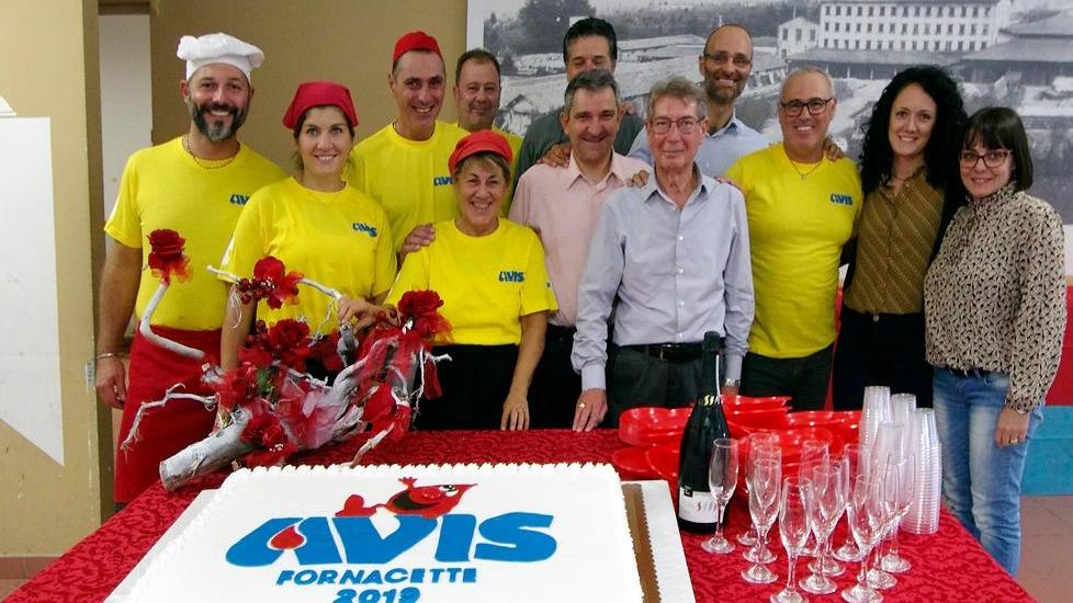 I donatori di sangue Avis in festa