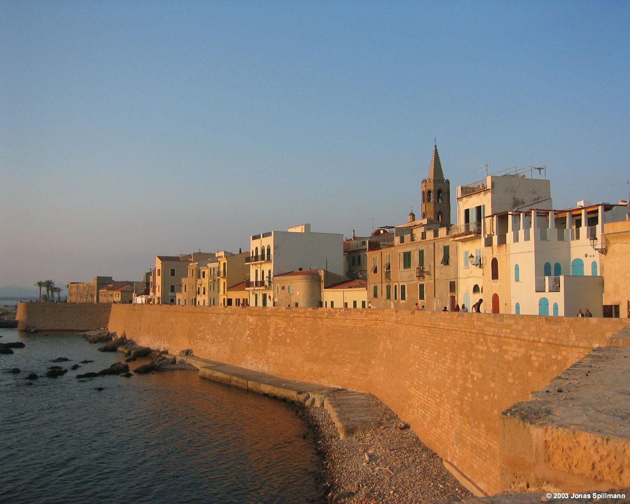 Una veduta di Alghero