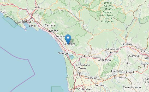 Terremoto in Versilia, scossa di magnitudo 2.5