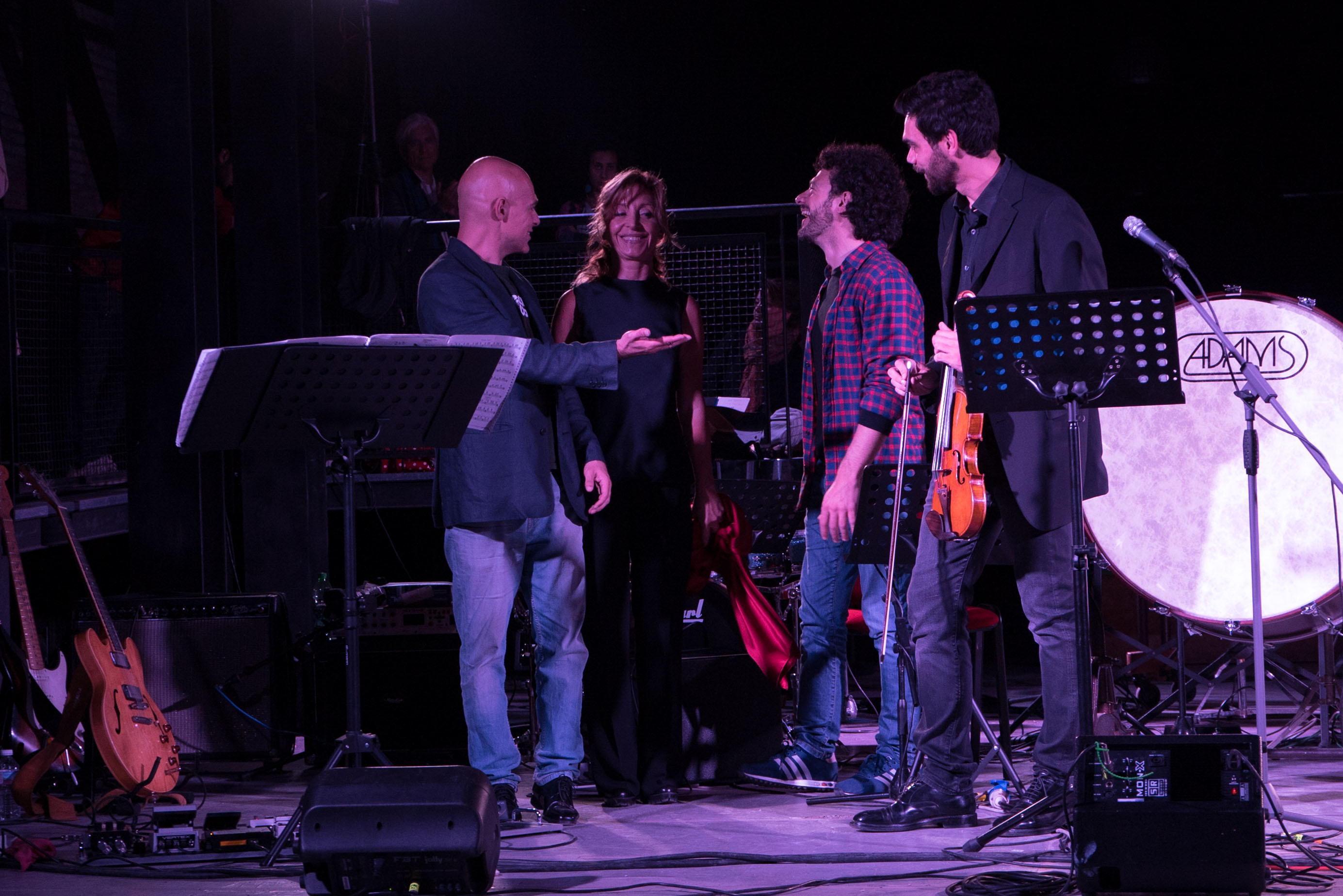 I solisti del Nogo Ensemble sono Patrizia Polia, Filippo Fattorini, Luca Nostro e Lucio Perotti