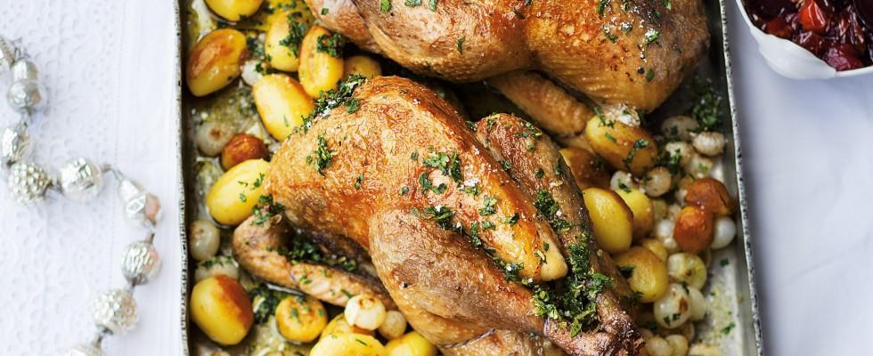 La cucina della nonna: la faraona al forno 