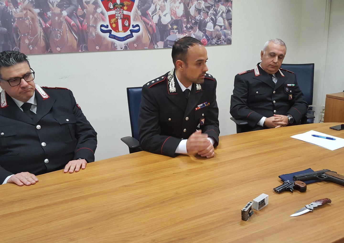 Blitz dei carabinieri: sequestrate armi 