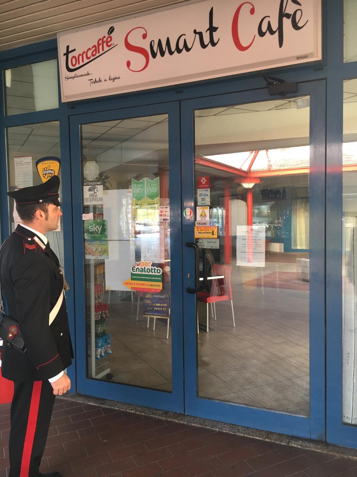 Il bar di Novellara chiuso perchè mal frequentato