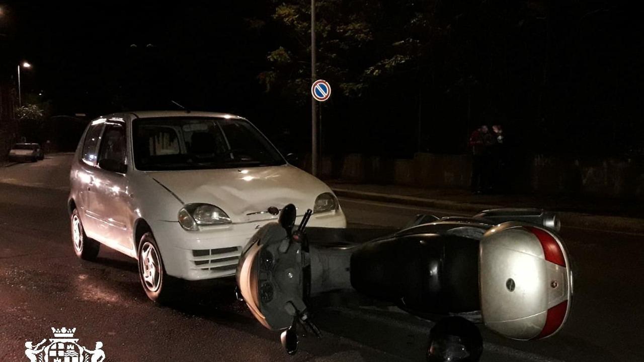 Cagliari, auto contro moto: in ospedale un 54enne di Selargius