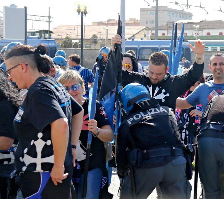 Quattrocento agenti fra stadio e stazione 