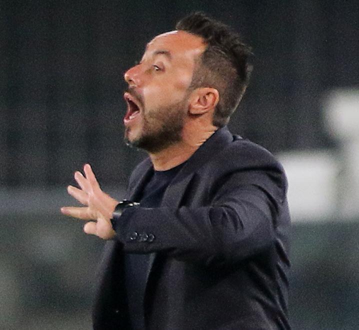 De Zerbi: «Così va bene, alla qualità bisogna unire il carattere e il sacrificio»