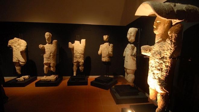 Le statue dei Giganti al museo archeologico di Cagliari