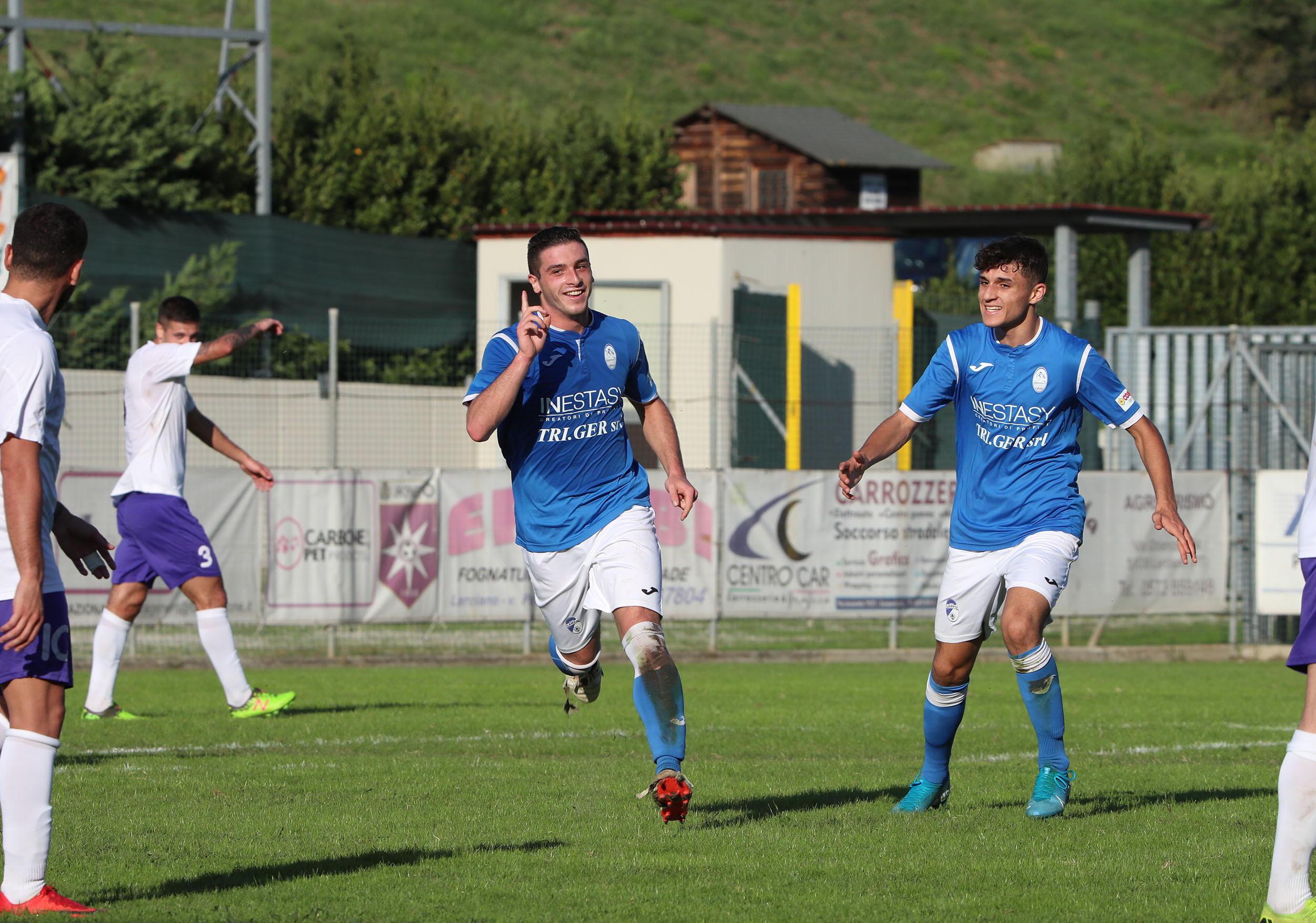 Il gol dell'11 di Zoppi della Lampo (foto Paolo Nucci)