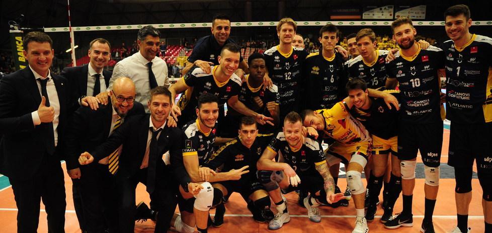 La Leo Shoes va di fretta: 3-0 a Piacenza 