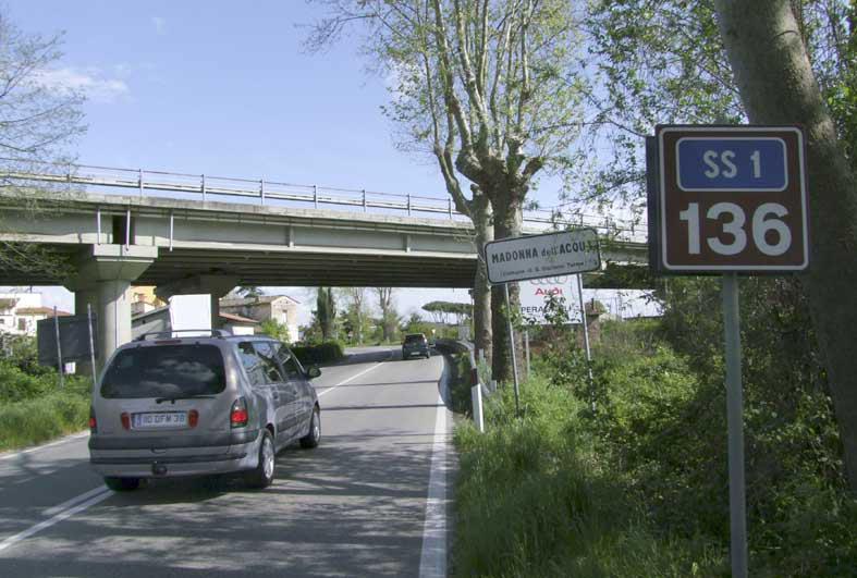 Il punto in cui partirà a Madonna dell’Acqua il tracciato della tangenziale nord-est