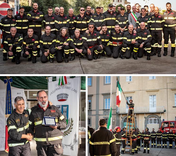 Orgoglio, passione e altruismo vigili del fuoco volontari in festa 