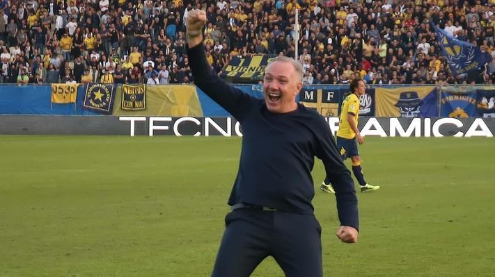 Alvini omaggia il ds e sogna «Dedico la vittoria a Tosi Vorrei portare la Regia in B»