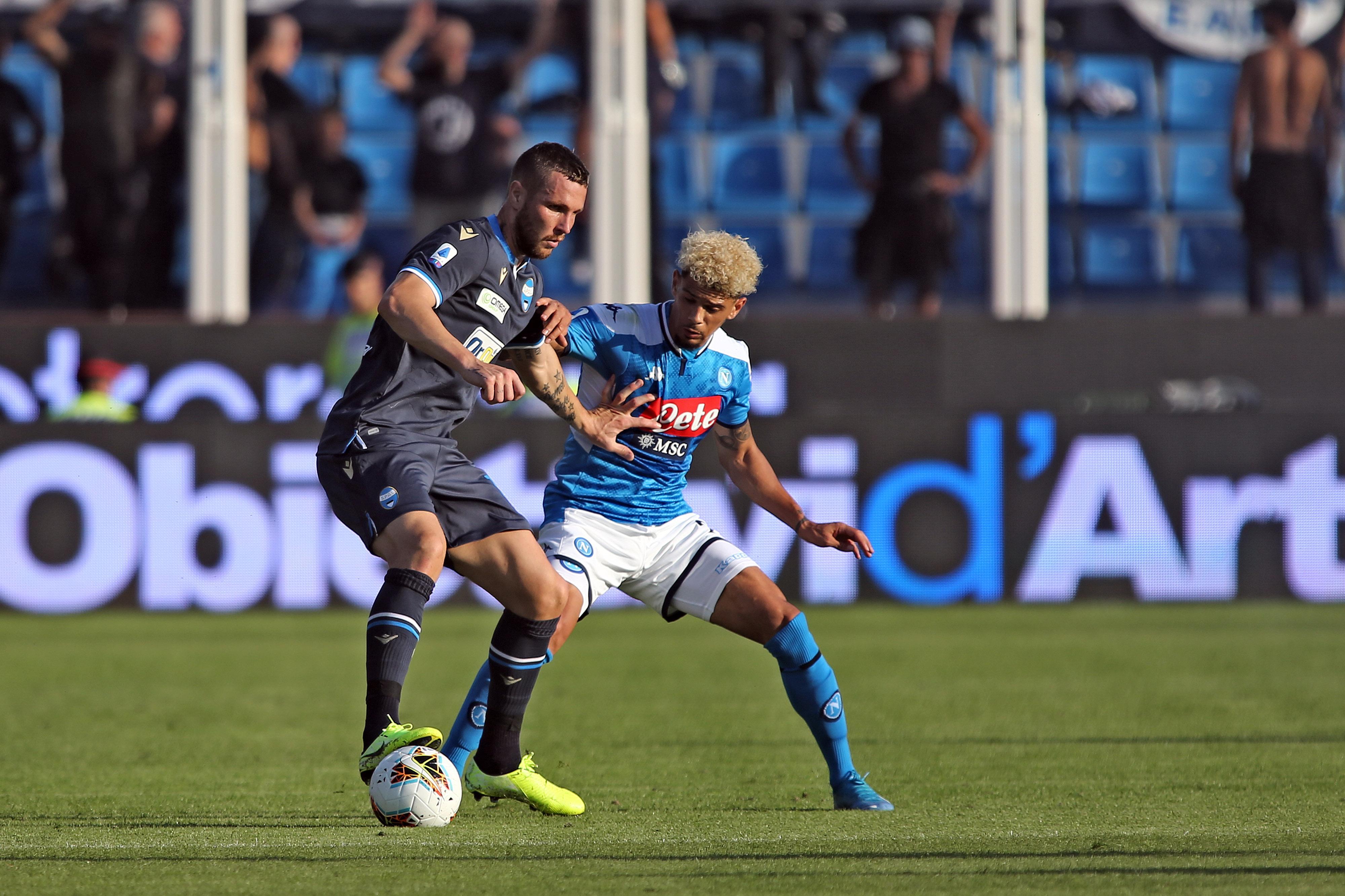 Kurtic affrontato da Malcuit in Spal-Napoli