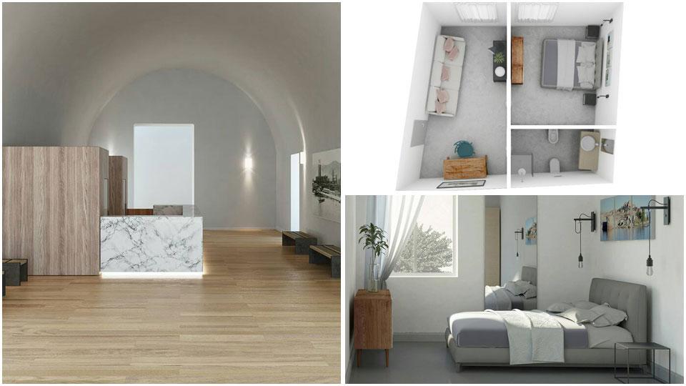 Aule, cucine, spa, camere e suite. Ecco come sarà l’albergo didattico 