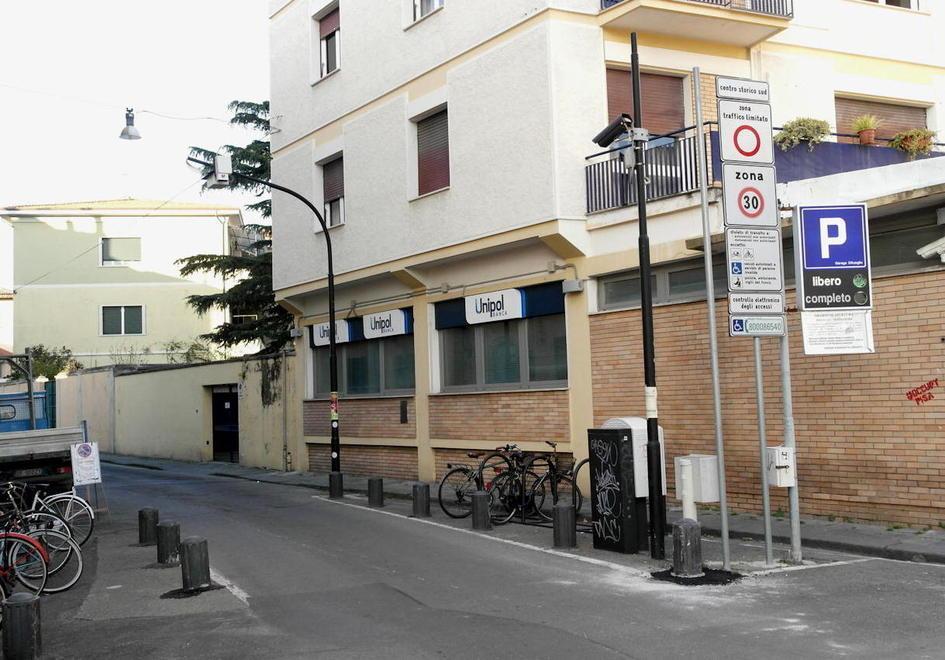 Un varco elettronico della Ztl in centro