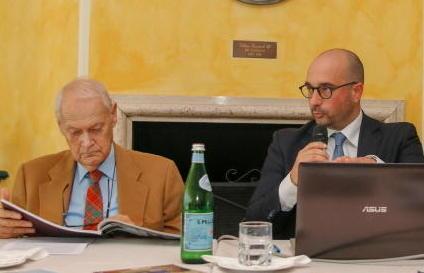 Cosimo Bracci Torsi e Emiliano Piccioni durante la presentazione del rapporto di sostenibilità