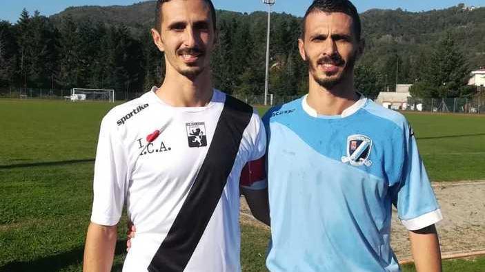 Giacomo e Simone Menichetti prima del match di domenica scorsa in Eccellenza