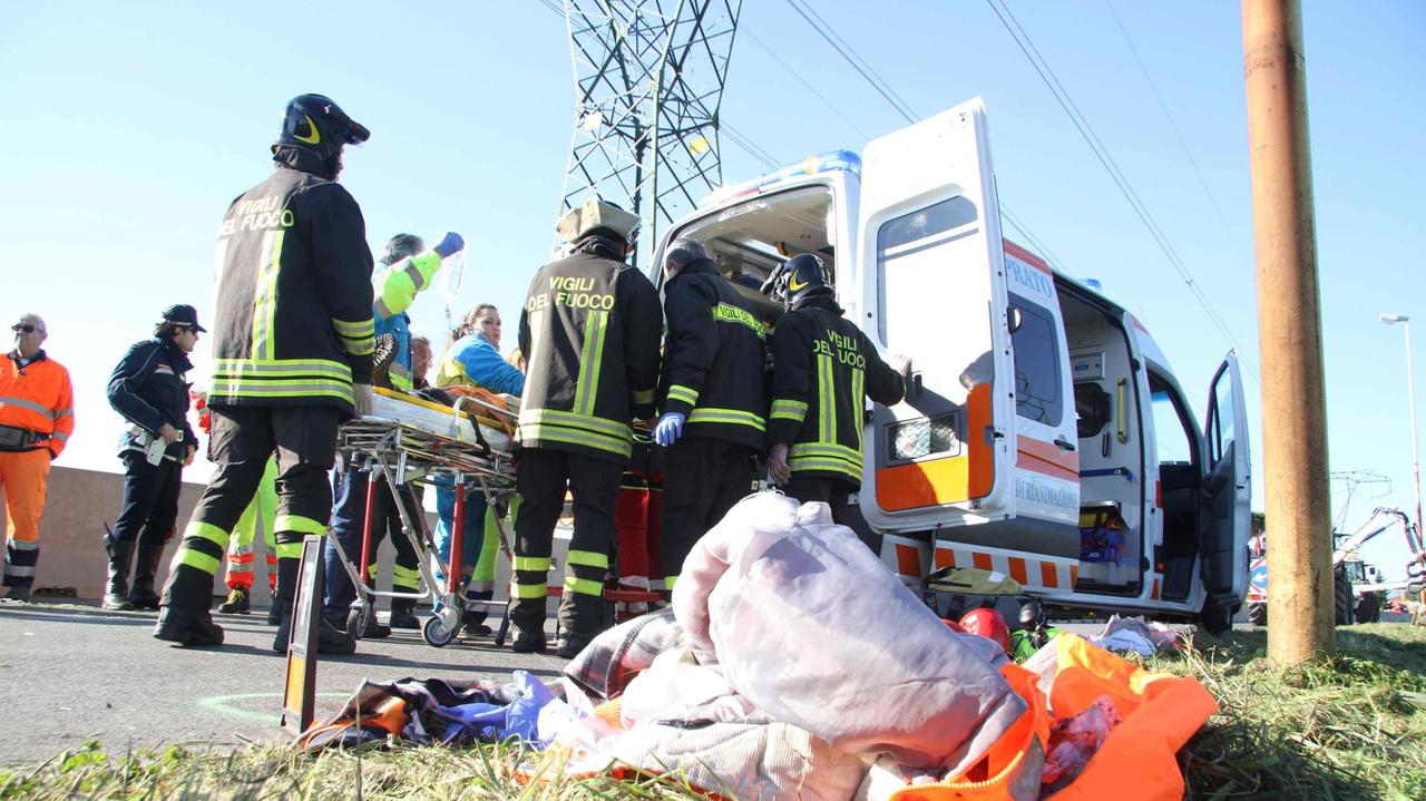 I soccorsi dopo un incidente (archivio)