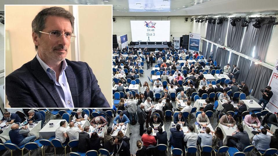 Andrea Giannecchini e un momento di Yare 2018