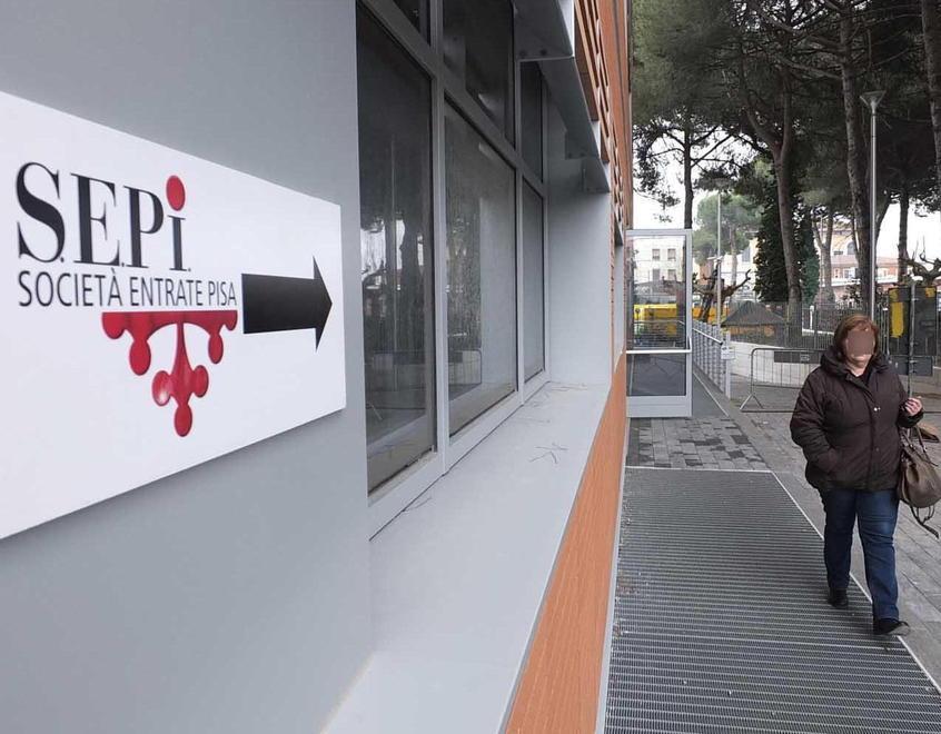 L’ingresso della Sepi alla Sesta Porta di via Battisti