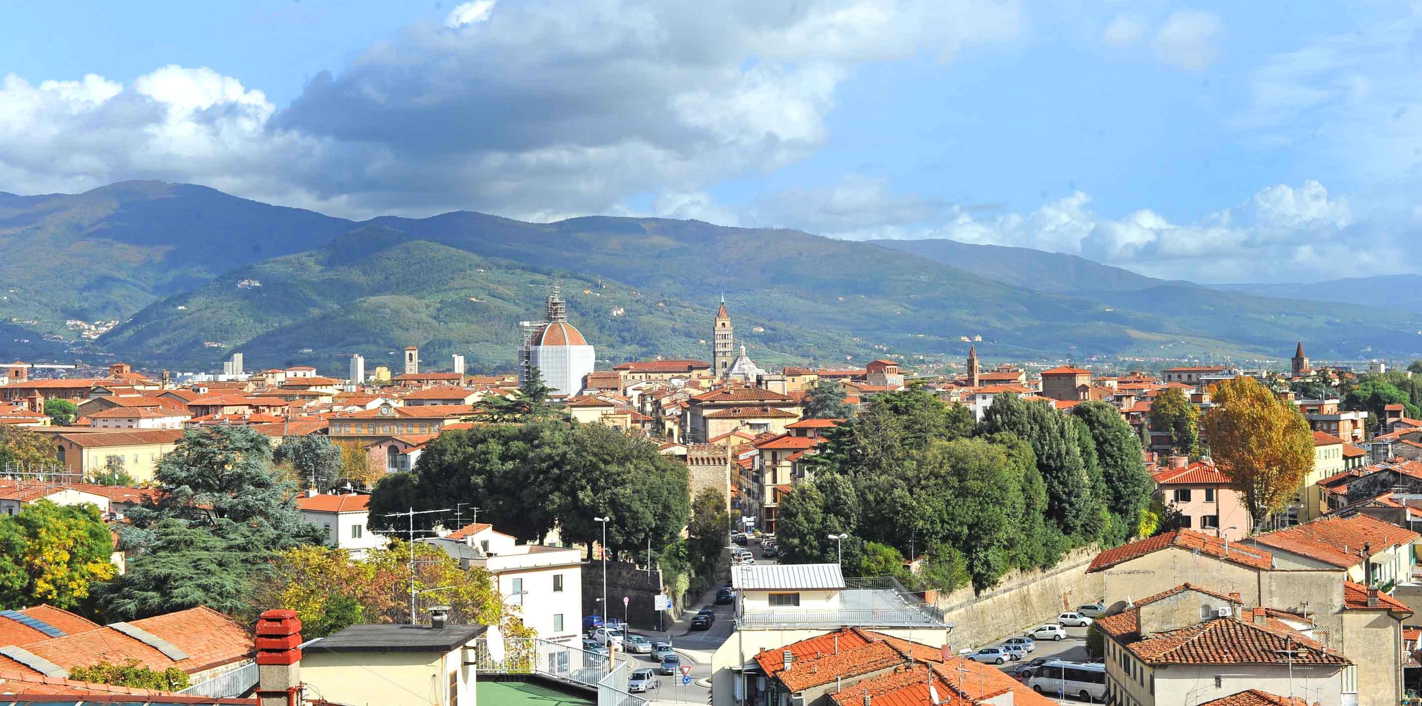 Una veduta di Pistoia