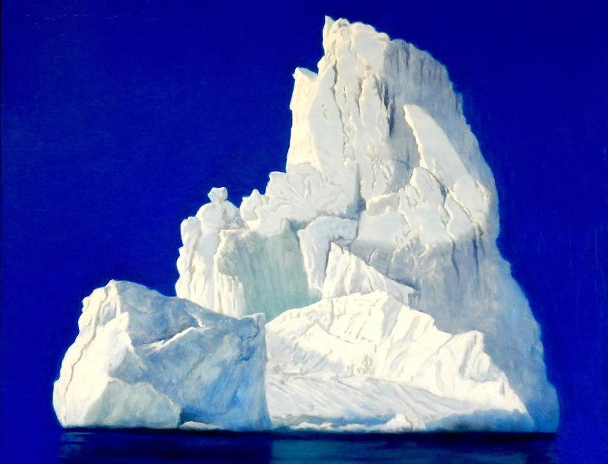 Alla Parmeggiani una mostra “glaciale” per i 50 anni di attività del pittore Ferrari 