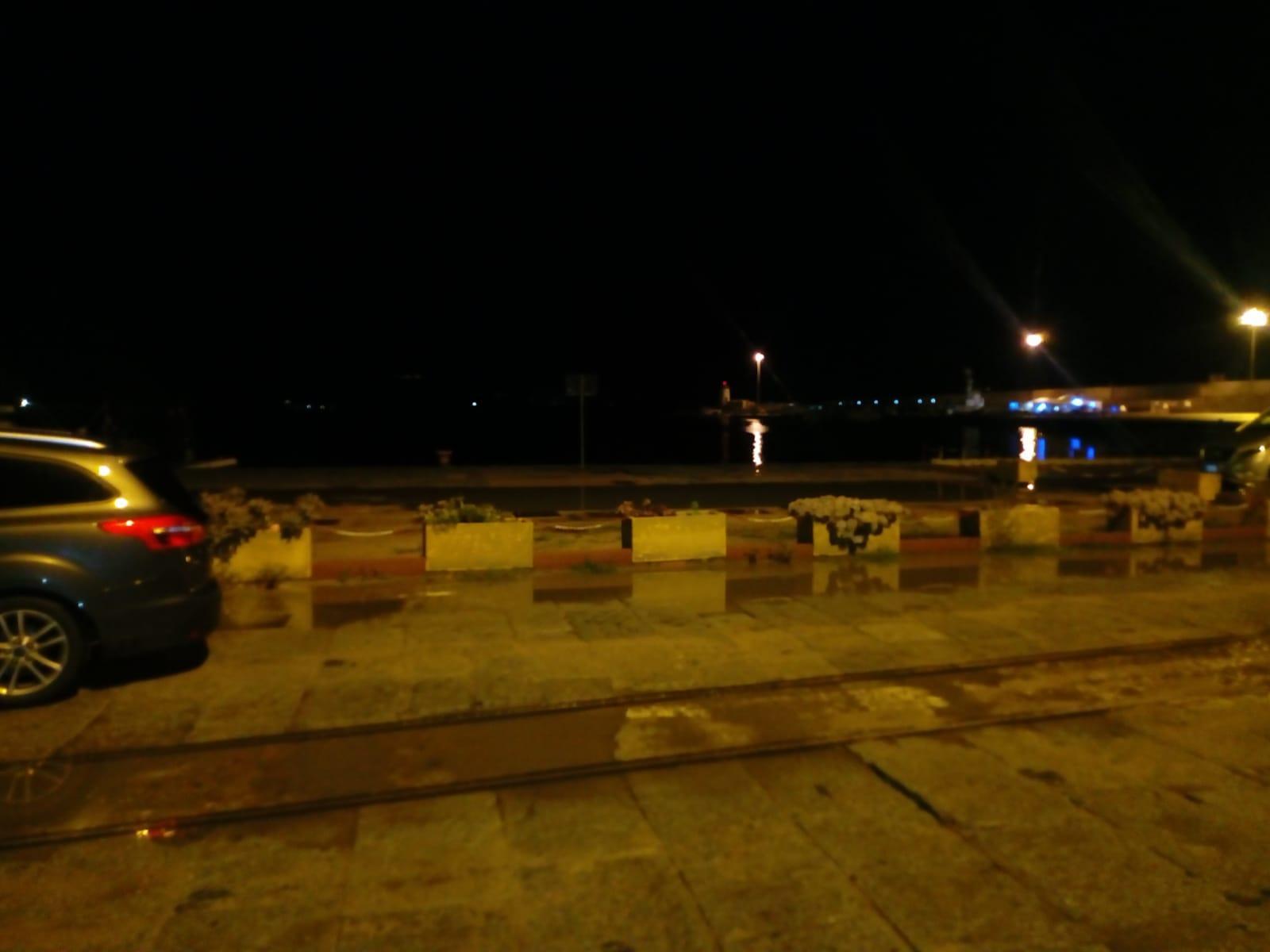 La banchina del porto di Arbatax