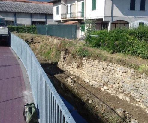 Risanamento del muro del torrente Fermulla: quasi terminati i lavori 