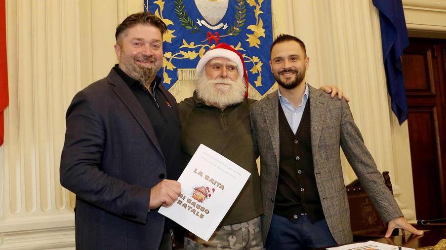 Paolo Grossi, Babbo Natale e il sindaco Baroncini