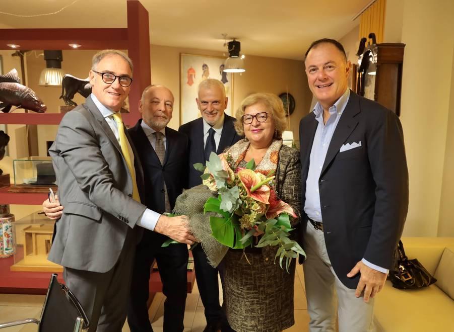 Il prefetto in visita alla ViVal Banca 