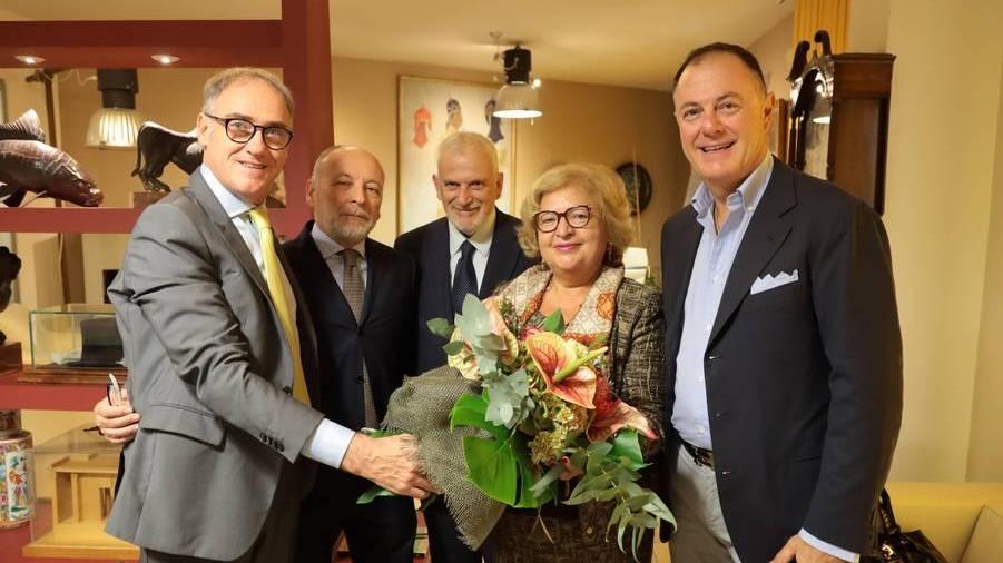 Il prefetto in visita alla ViVal Banca