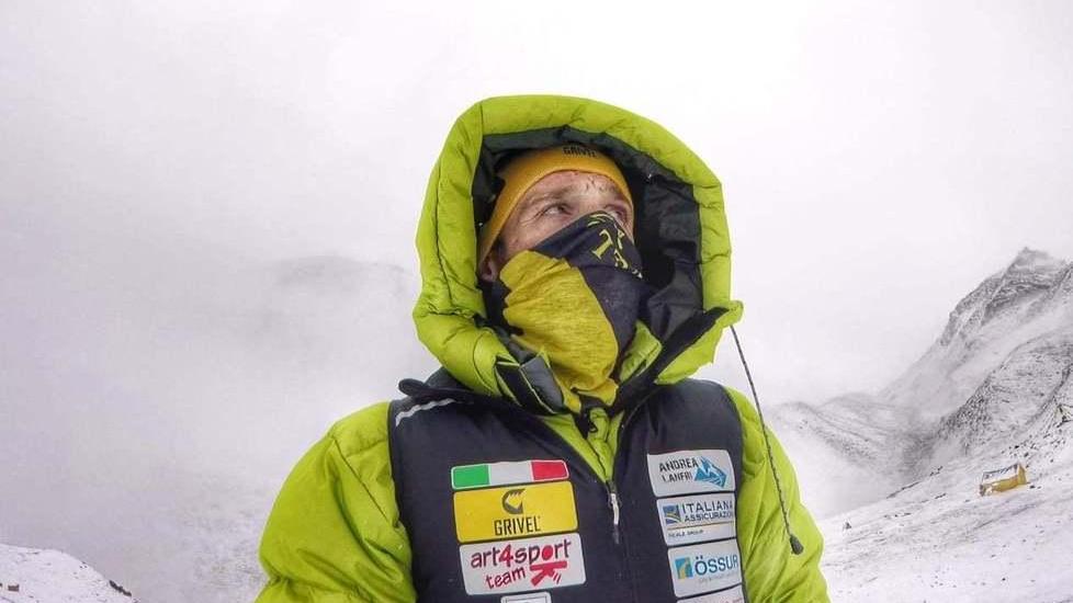Lanfri conquista la vetta a 7.246 metri «Adesso sono pronto per l’Everest»