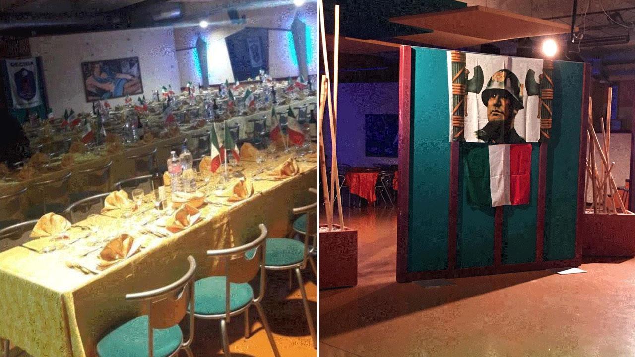 La cena fascista: «Amici di destra e di sinistra alla cena per la marcia su Roma» 