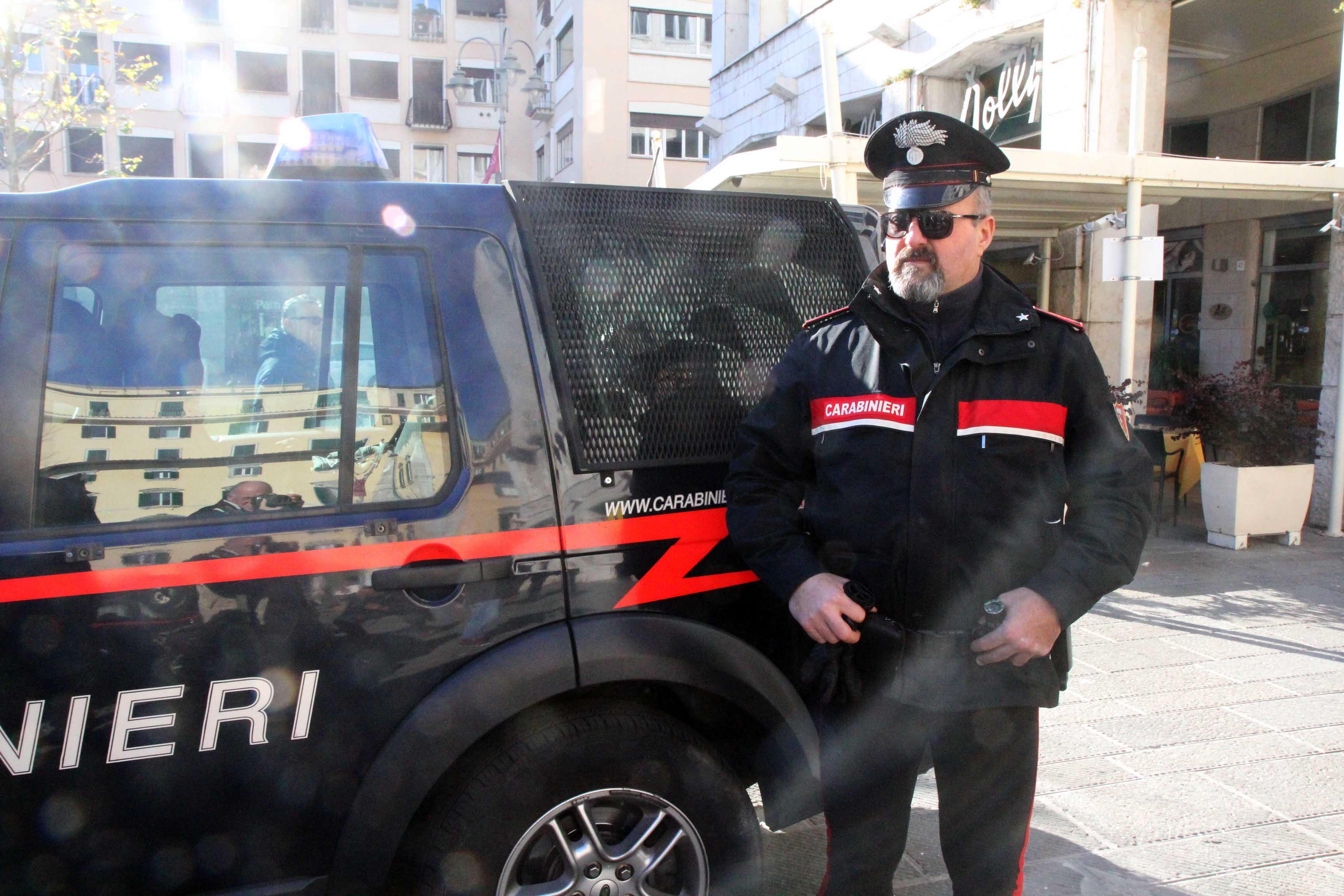 Un carabiniere di Livorno (foto d'archivio)