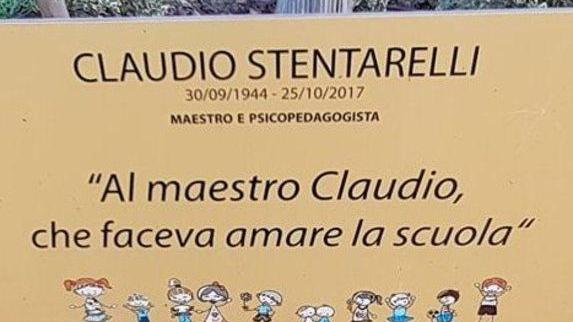 Carpi, una targa e un albero in ricordo del maestro Claudio Stentarelli