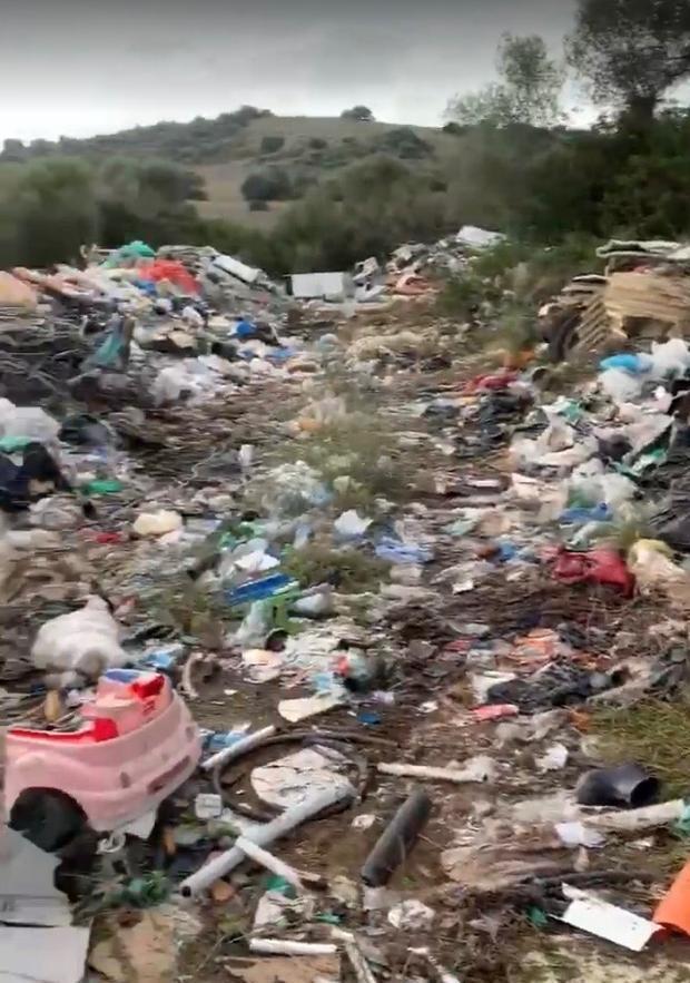Olbia, oltre il campo rom maxi discarica fino al Padrongianus 