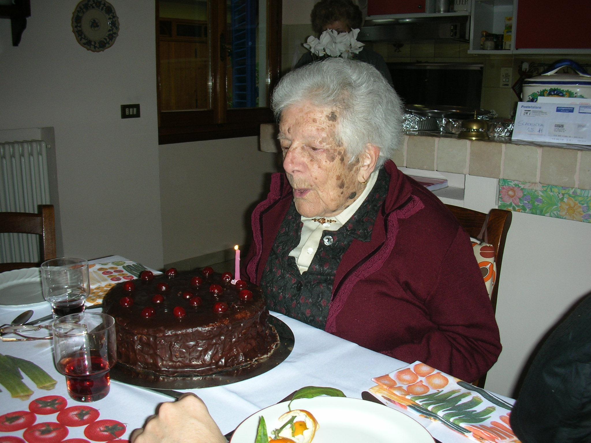 Dina Petracchi ha compiuto 110 anni
