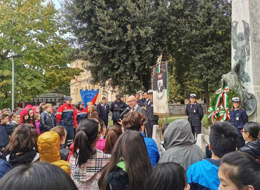 «Cari ragazzi, fate tesoro di valori fondamentali come Memoria e Unità»