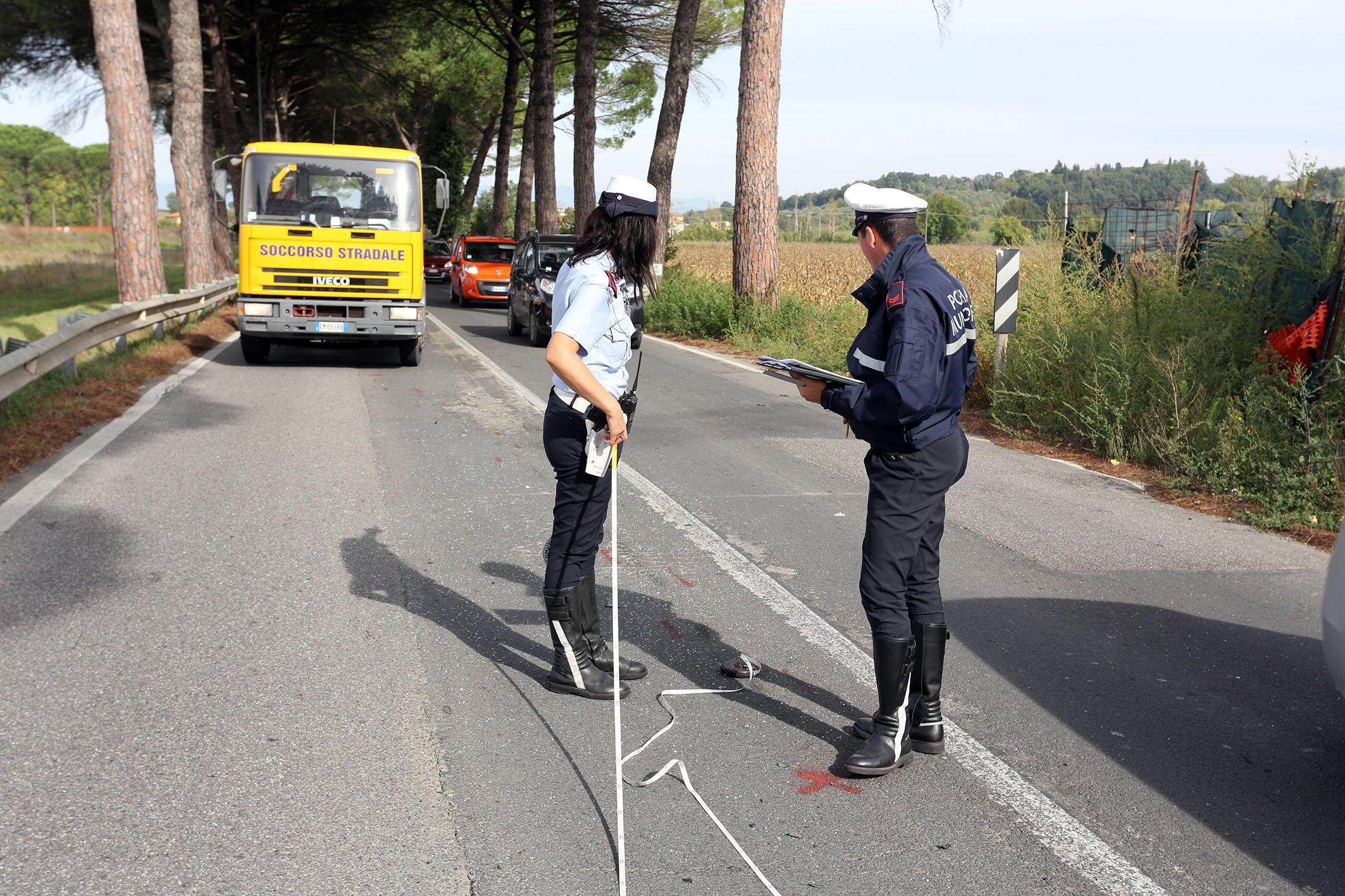Un incidente stradale sulla regionale 429 (archivio)