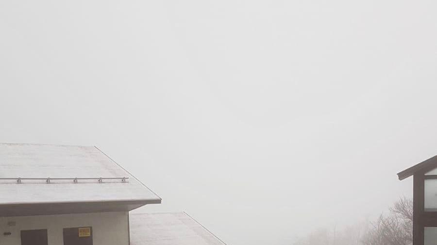 Alla Doganaccia i primi fiocchi di neve della stagione