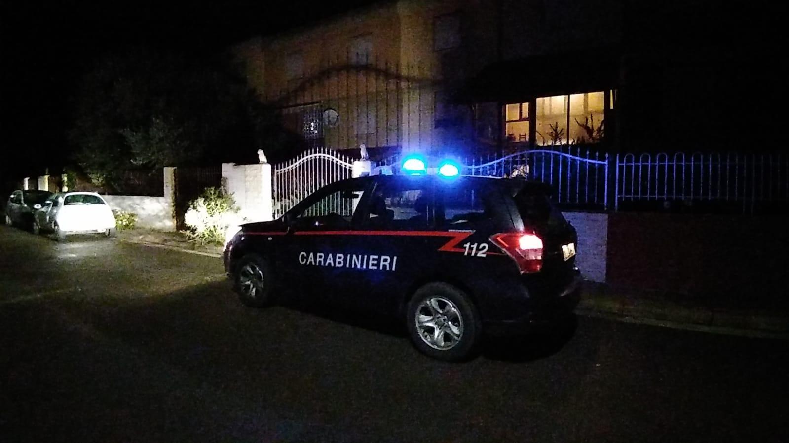 La casa teatro della rapina a San Sperate