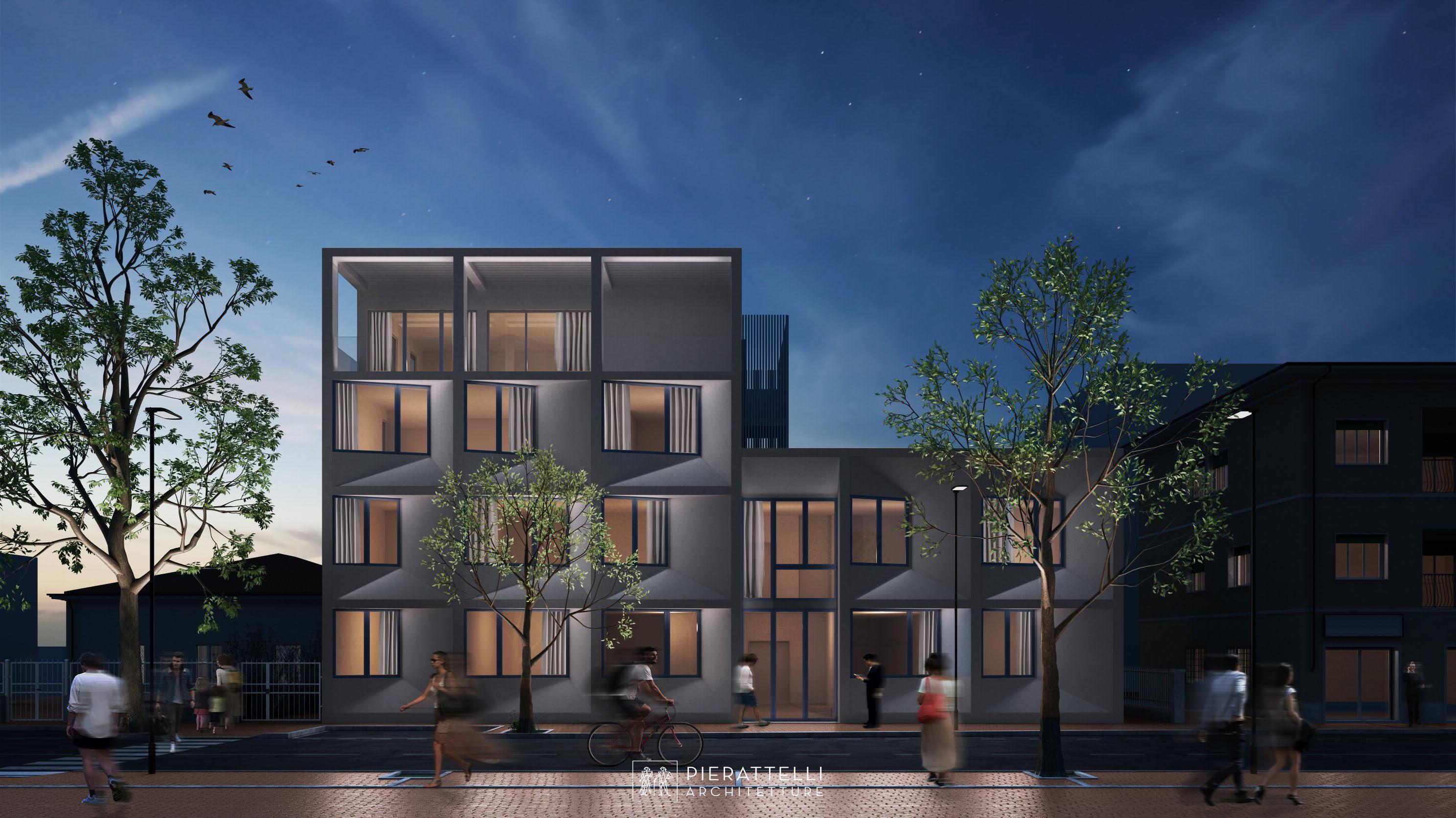 Un rendering del progetto immobiliare per la realizzazione dei 10 appartamenti