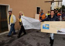 In marcia sulla Grosseto-Siena contro la chiusura delle poste 