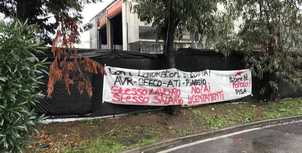 I lavoratori in appalto Geofor in sciopero per il contratto 