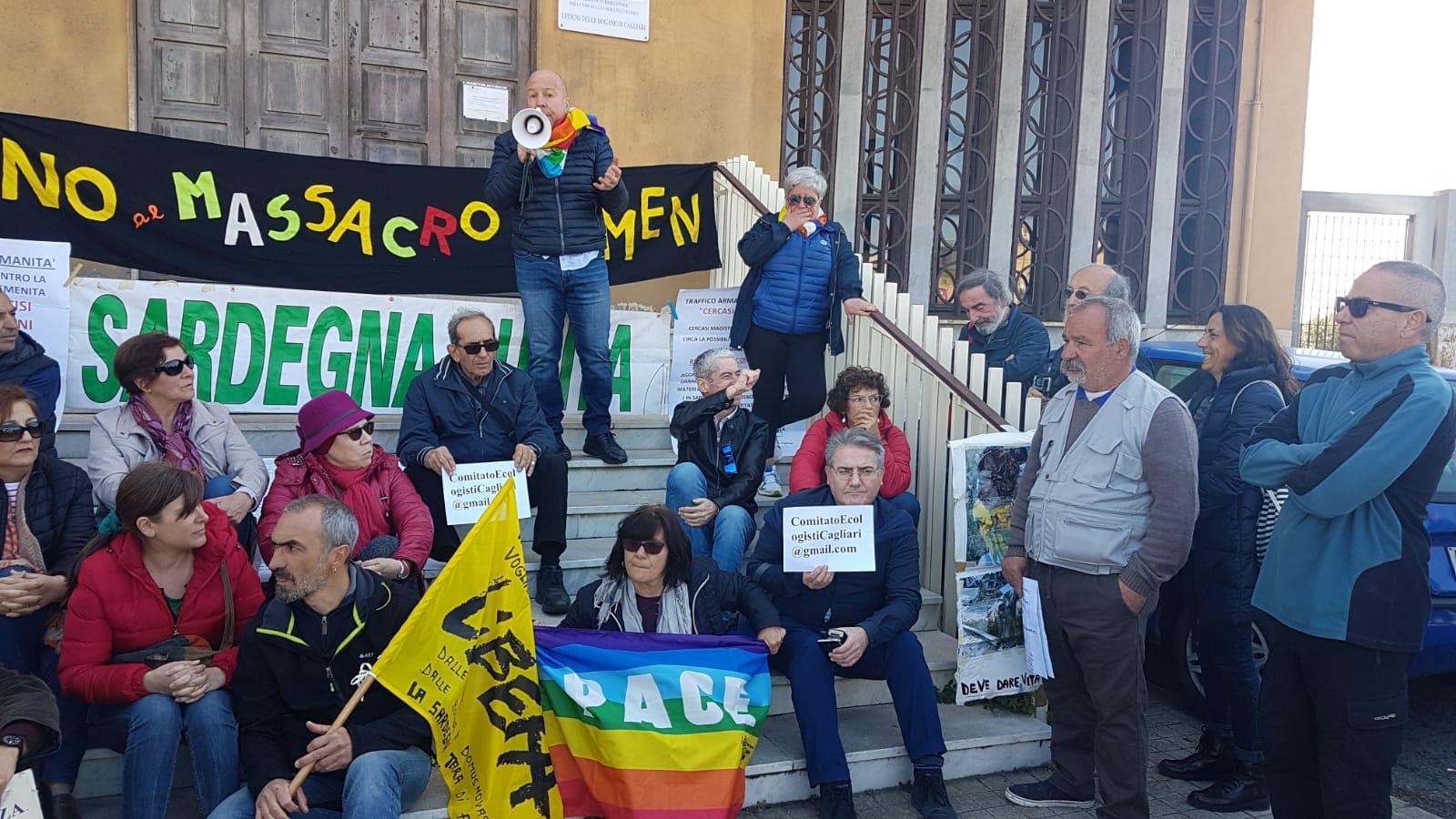 Una manifestazione di Sardegna Pulita