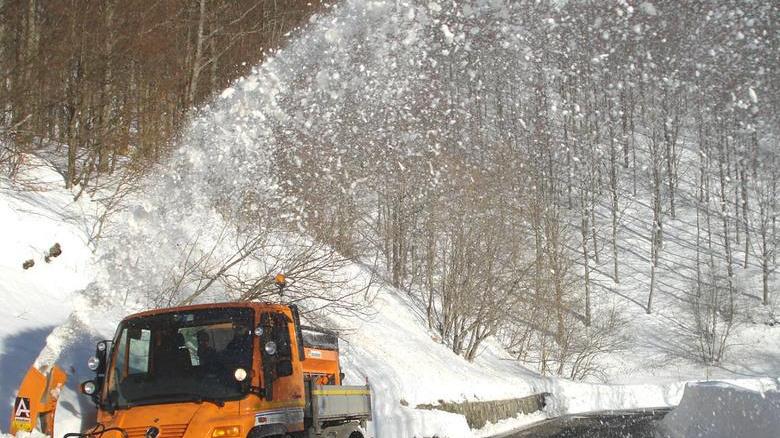 Primi fiocchi di neve in Garfagnana