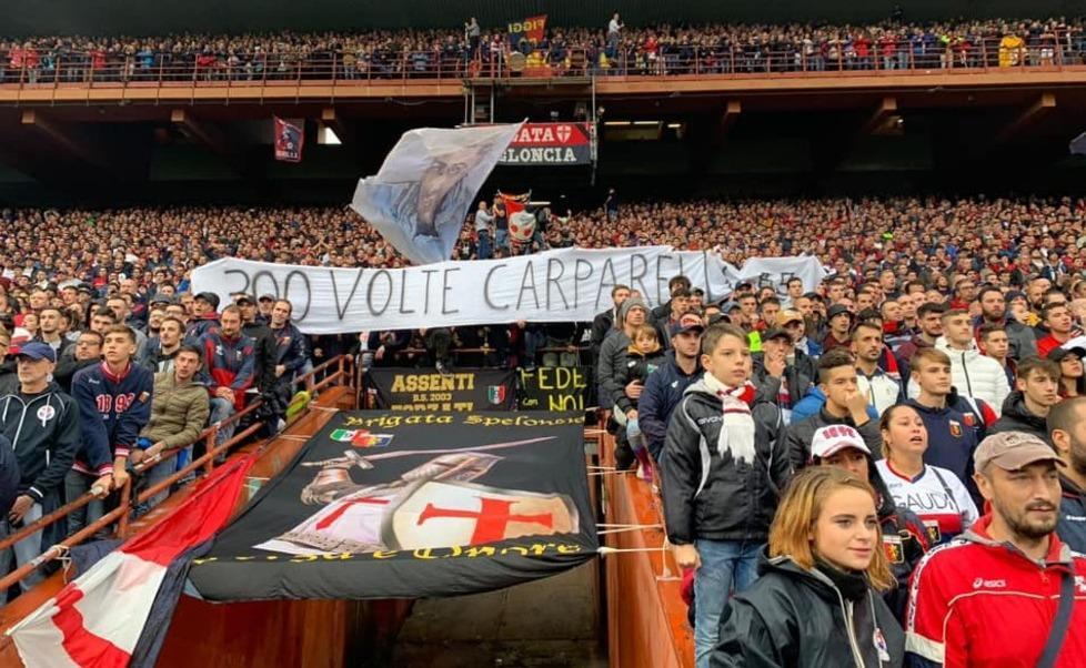 Marco Carparelli a quota 300 e Marassi lo festeggia 9 anni fa portò il Pisa fra i Pro